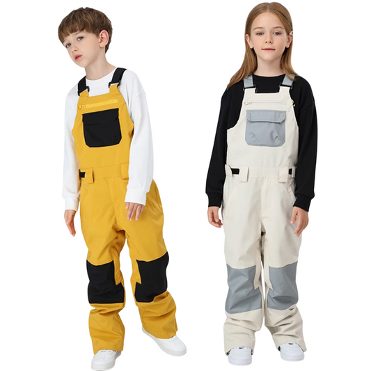 Searipe -Kid's contrast snow Bibs