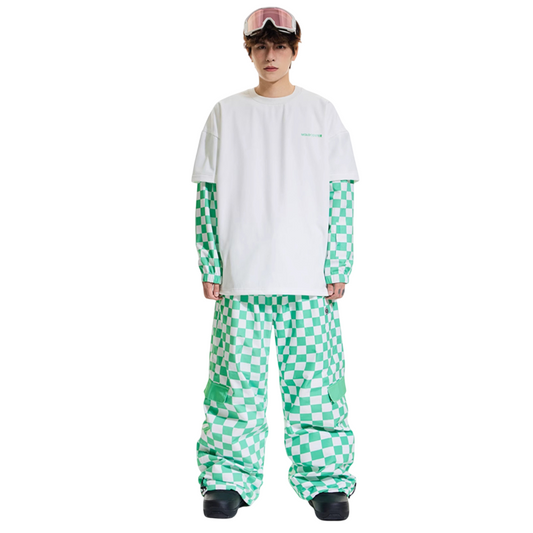 Molocoster Checkerboard Ski Suit--Men's