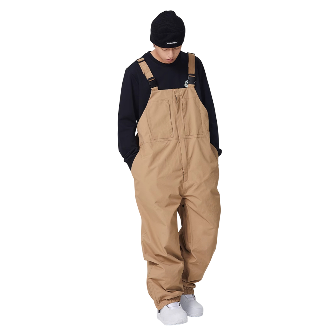 Searipe - Petos de nieve holgados de color sólido - Para hombre