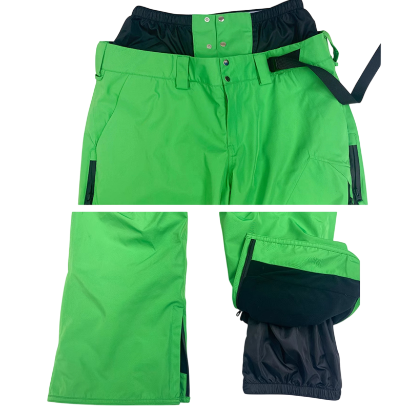Pantalones de nieve con cremallera lateral Molocoster para mujer
