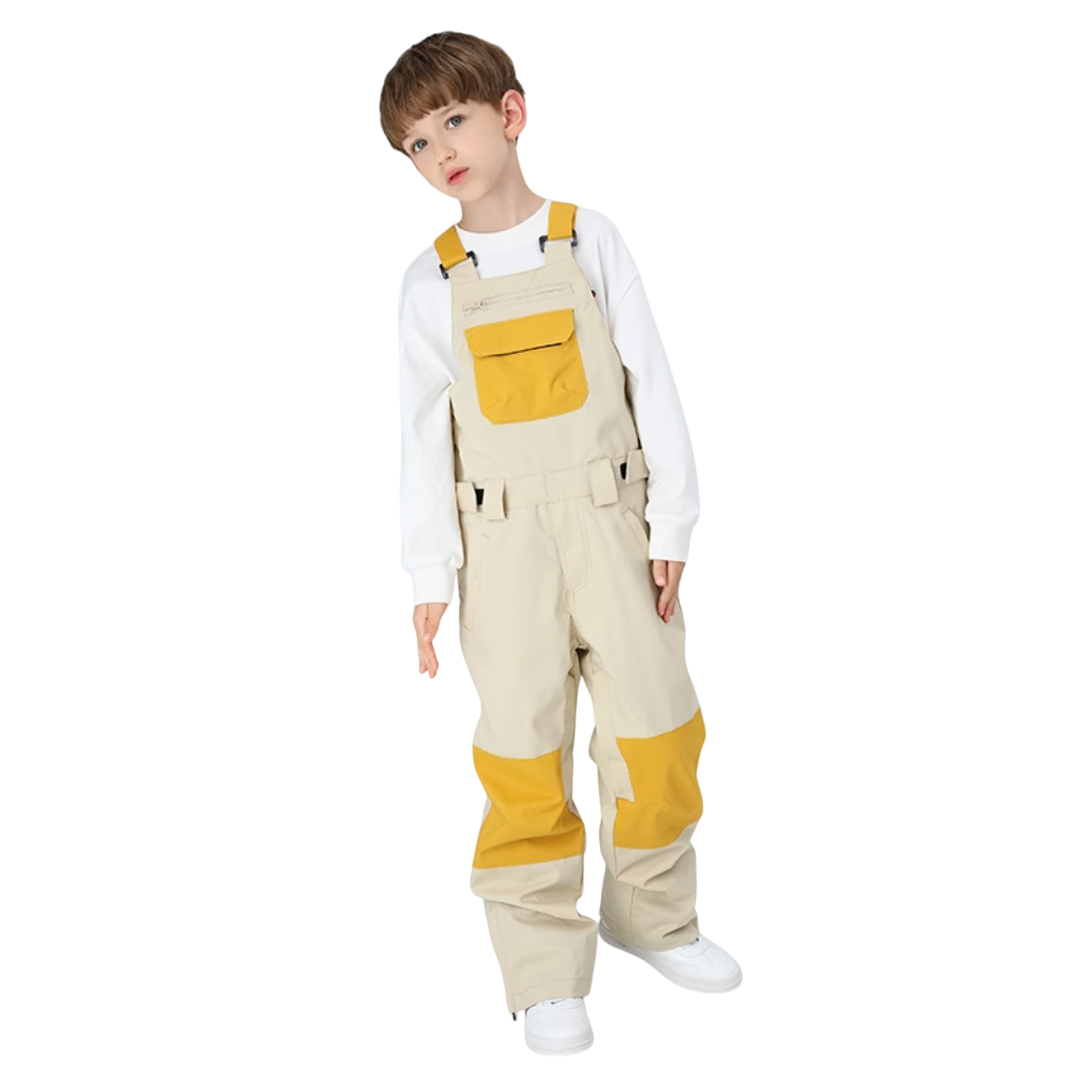 Searipe -Kid's contrast snow Bibs