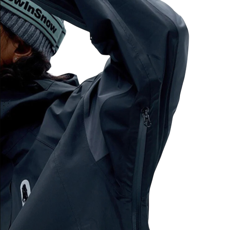 Nowinsnow - Chaqueta de esquí con cremallera en contraste de 3L - Mujer