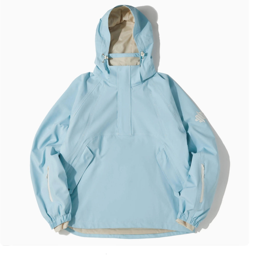 LITAN - Suéter Soft Shell Verde y Azul - Hombre