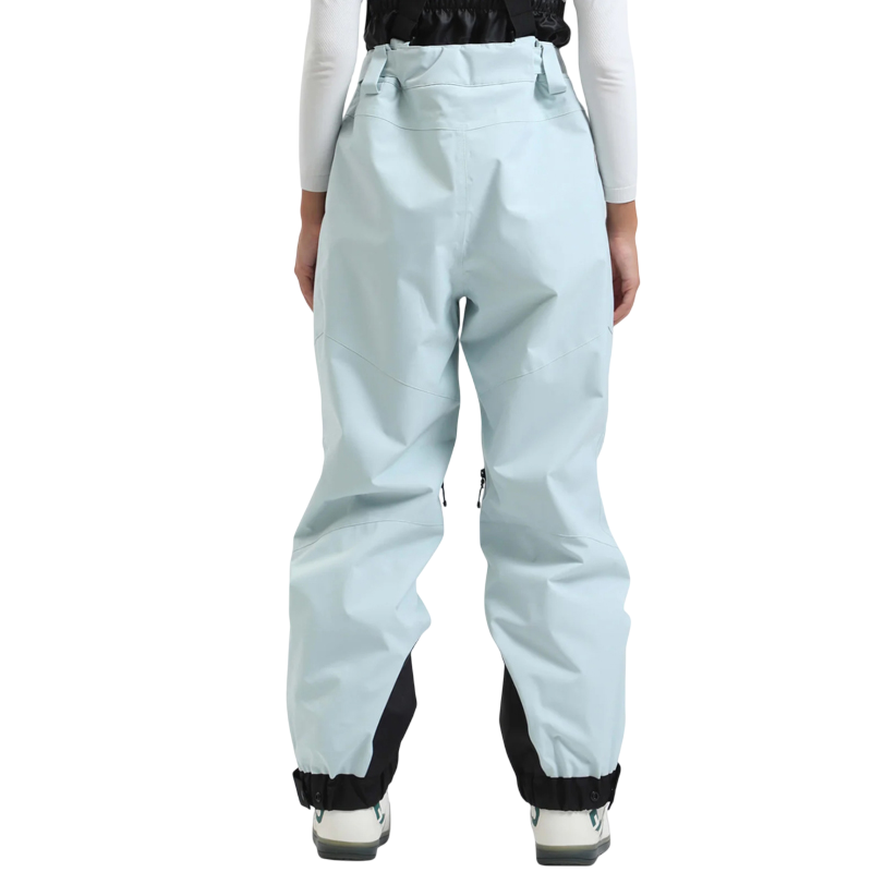 Pantalones de nieve holgados con aislamiento Gsou Snow y tirantes desmontables para mujer