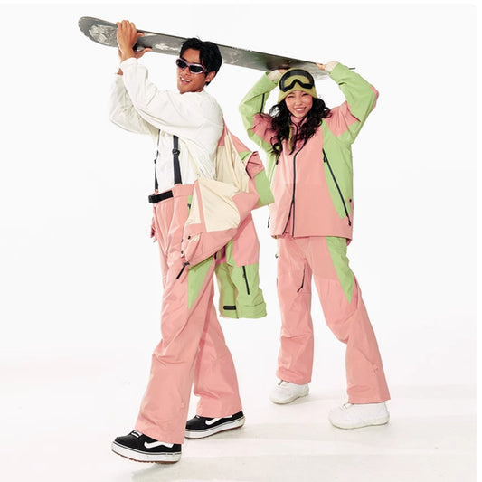 LITAN -  Outdoor pink 3L ski Jacket--Men's