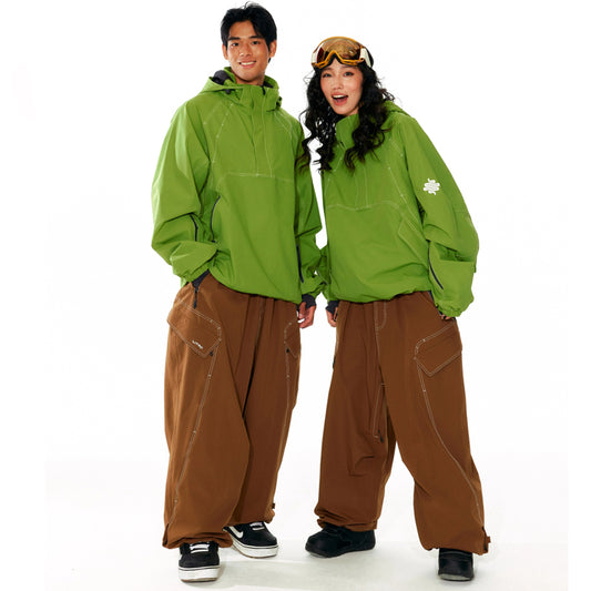 LITAN - Gree&blue Soft Shell Pullover --Men's