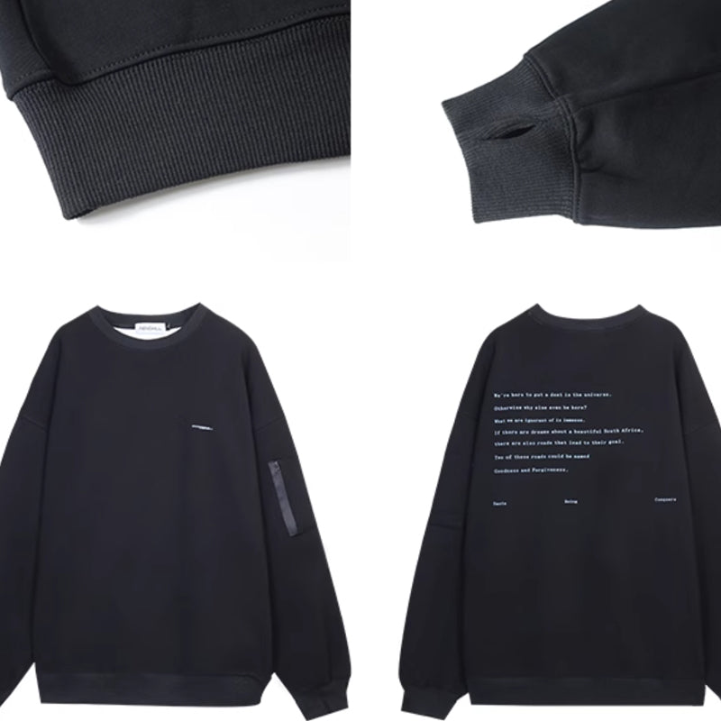 Sudadera impermeable con bolsillos en los brazos RenChill para mujer