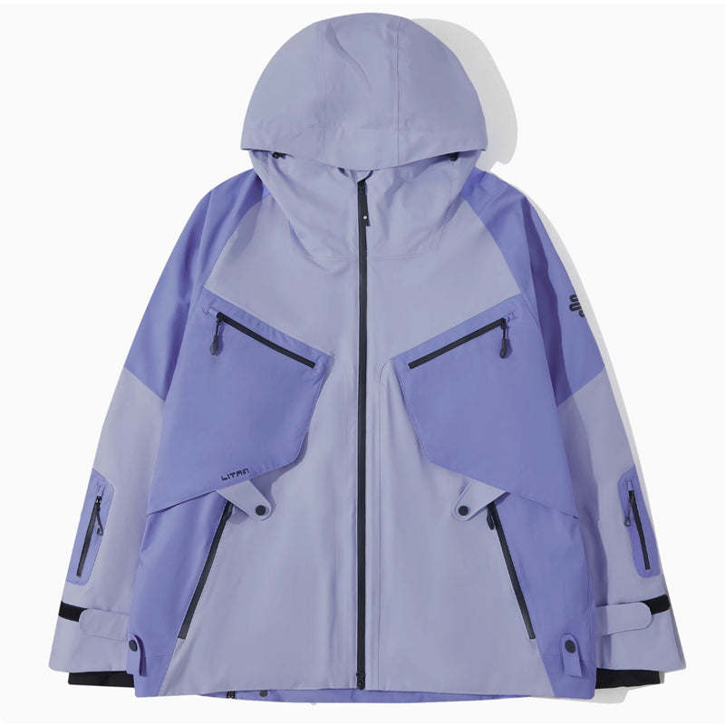 LITAN - Chaqueta de esquí para exteriores con doble cremallera - Hombre