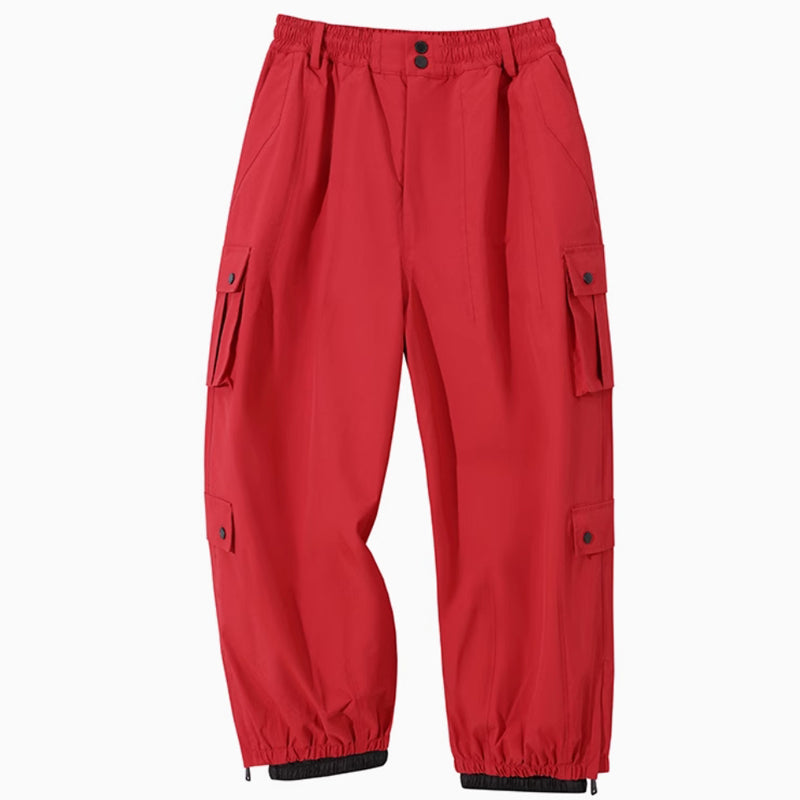 Searipe - Pantalones cargo holgados monocromáticos de 3L para hombre