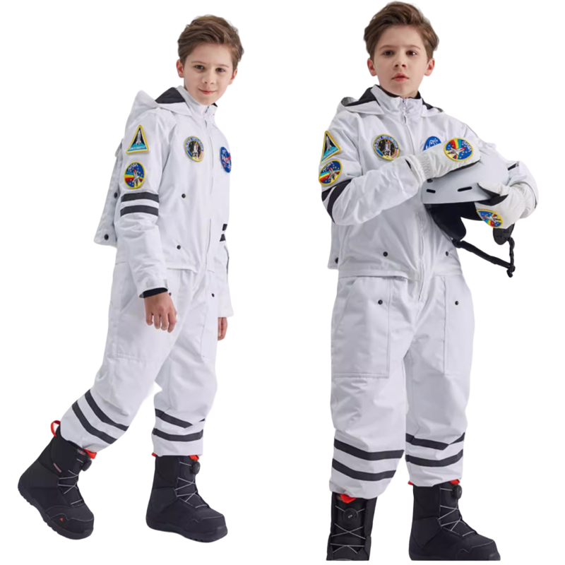 Doorek - Traje de baño de una pieza espacial para niños con elementos aeroespaciales