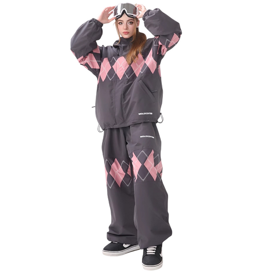 Molocoster Diamond Check 3L SnowSuit--Men's