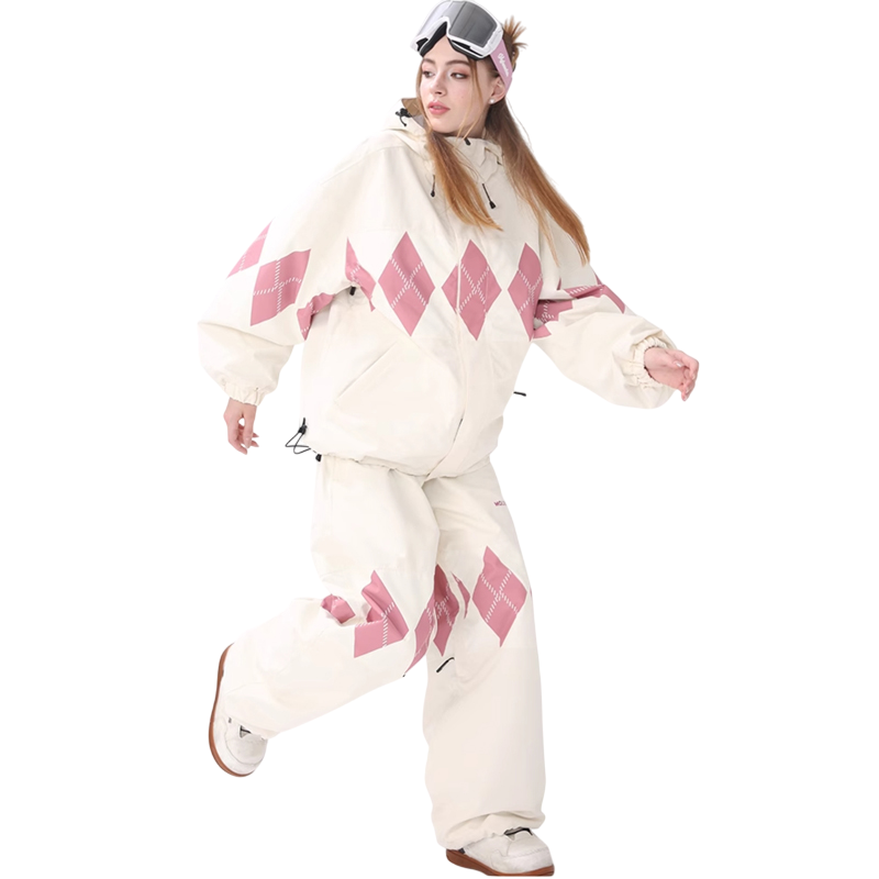 Molocoster Diamond Check 3L SnowSuit--Men's