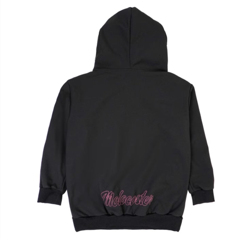 Sudadera con capucha rosa Molocoster para hombre