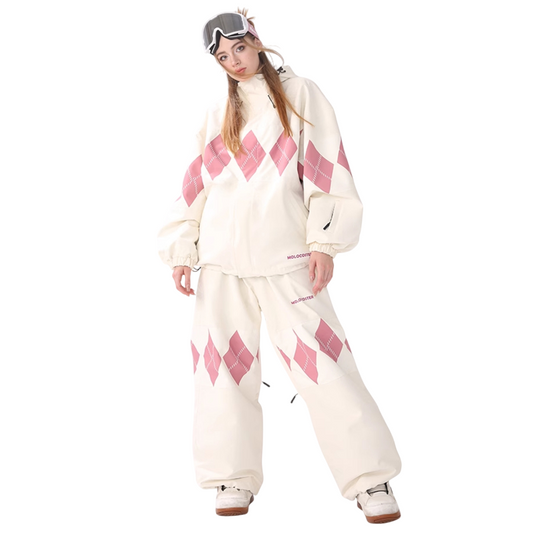 Molocoster Diamond Check 3L SnowSuit--Women's