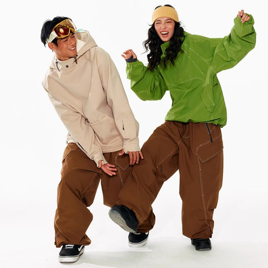 LITAN - 3L Baggy Cargo Pants --Women's