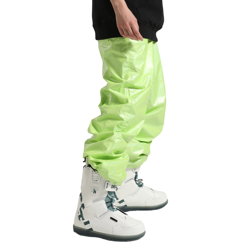 Gsou Snow - Pantalones de esquí de cuero deslumbrantes para la nieve - Mujer