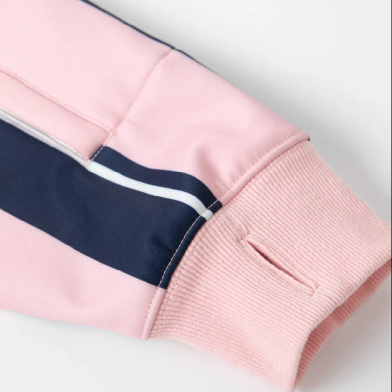 Sudadera con capucha de snowboard a rayas de invierno RenChill para mujer