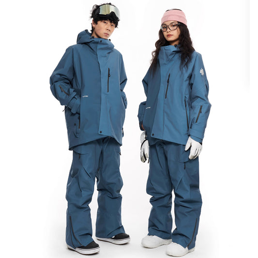 LITAN - Macarons Gradient Color Mountain Snow Jacket--Men's