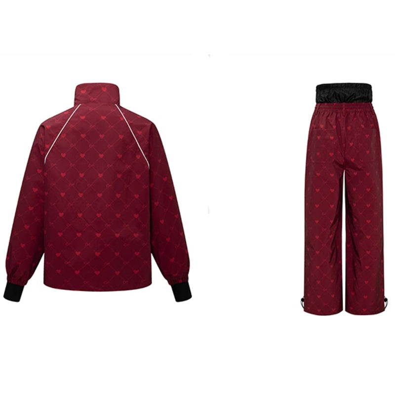 Traje de nieve RenChill Chic Hearts Claret para hombre