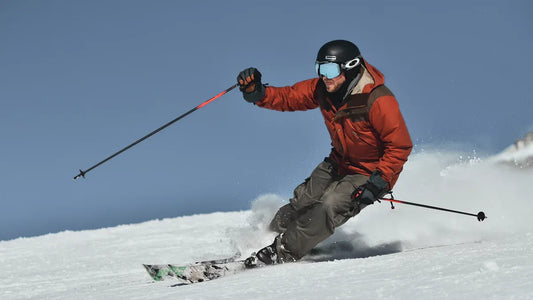  Men's Performance Snowboard Suit | Orange & Grey All-Weather Set