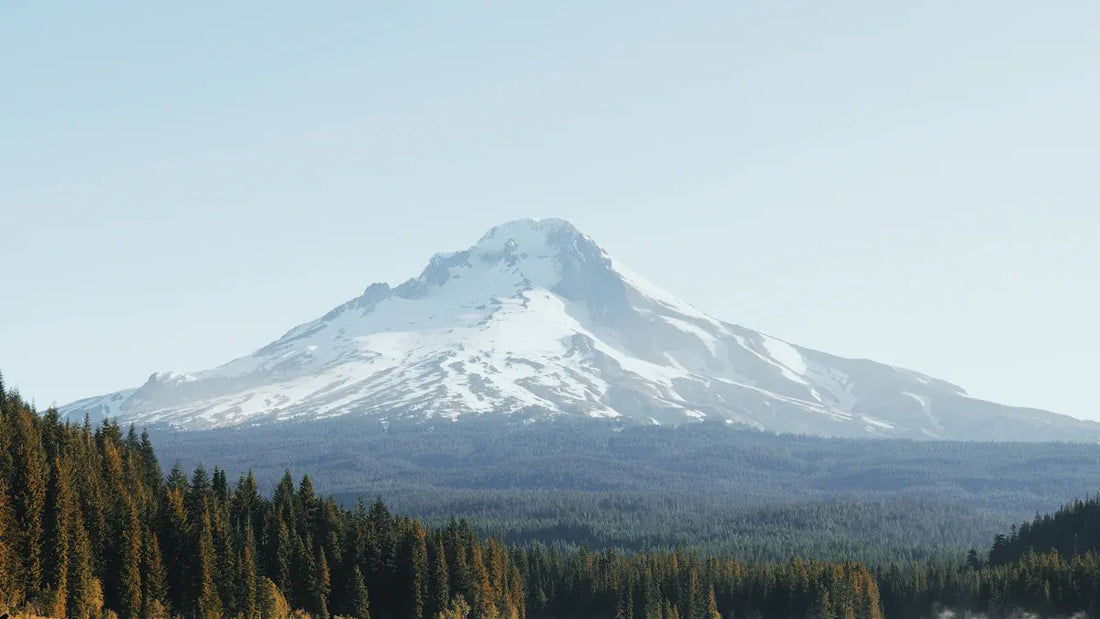 Snow-covered mountain view perfect for skiing adventures