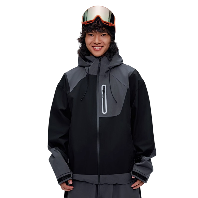 Nowinsnow - 3L black Ski Jacket --Women's