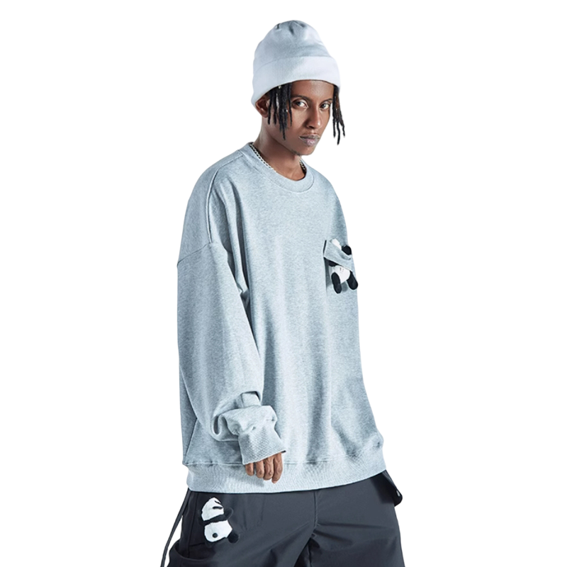 Sudadera polar RenChill Panda para hombre 