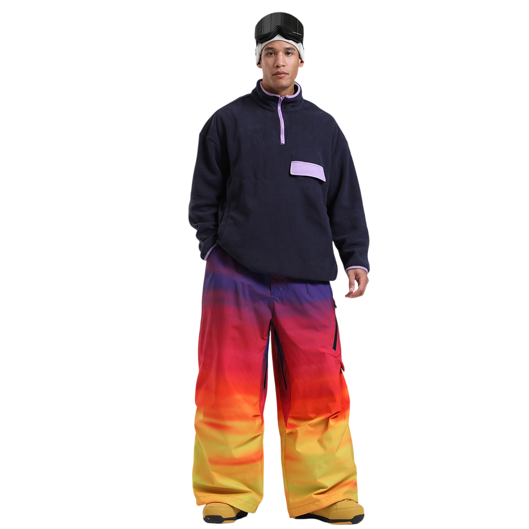 Gsou Snow- Rainbow Baggy Snow Pants--Men's