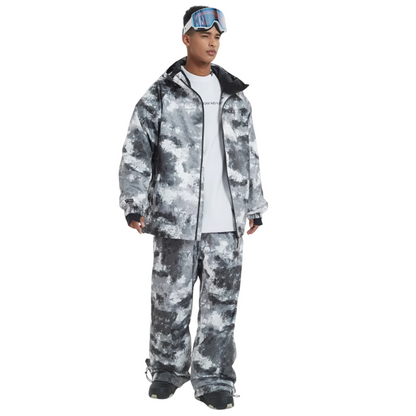 Doorek - Retro tie-dye snowsuit --Women's