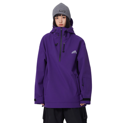 Searipe -Basic Half-Zip Insulated Hoodie --Women's