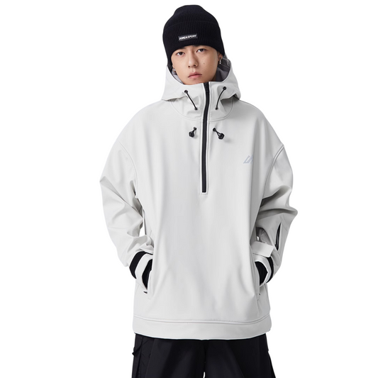 Searipe -Basic Half-Zip Insulated Hoodie --Men's