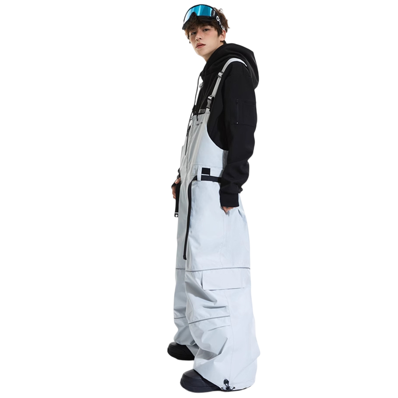 Petos holgados reflectantes de hip hop Molocoster para hombre 