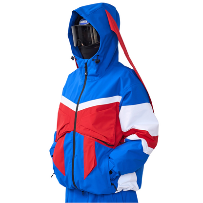 Doorek - Women's Oversized Bow Tie Ski Jacket