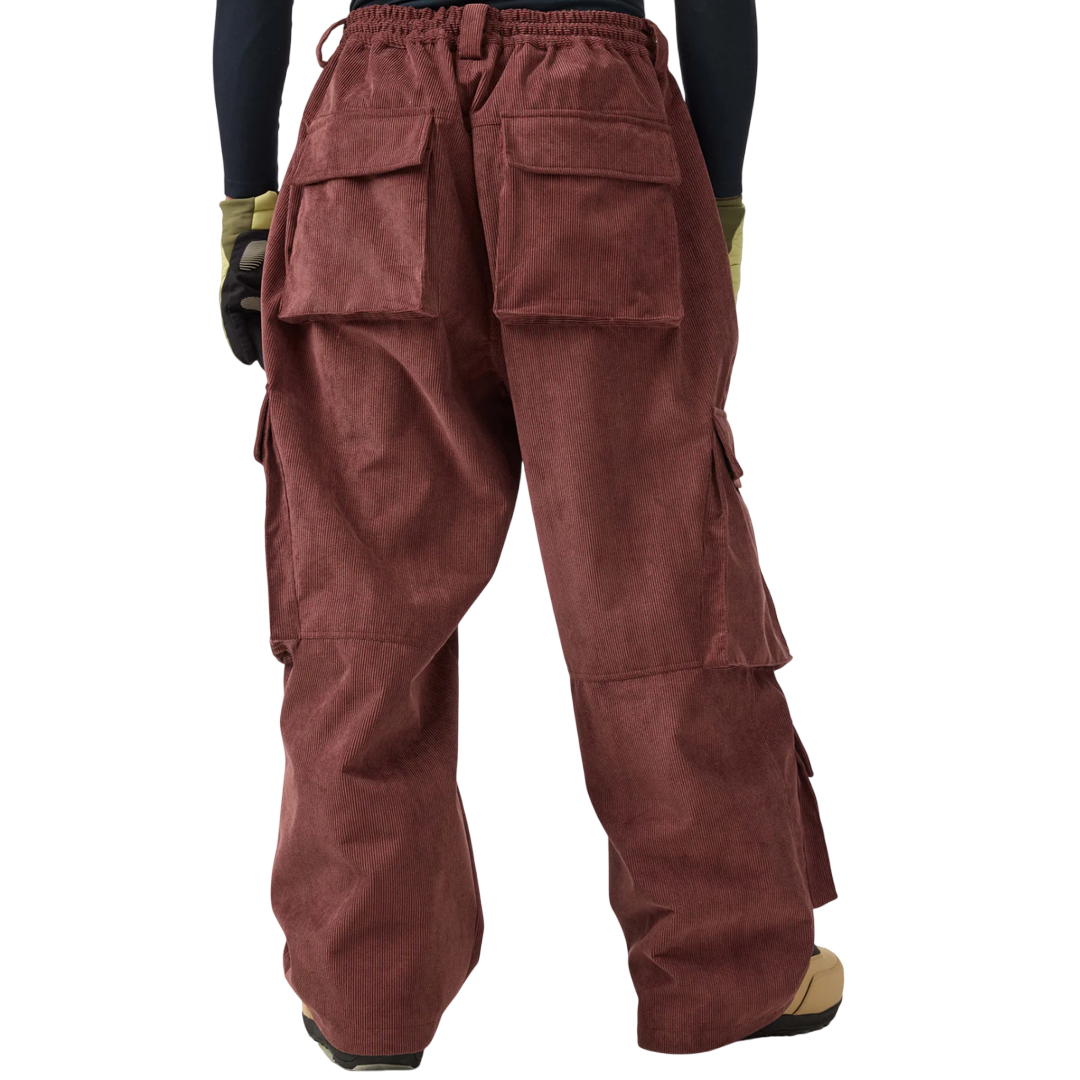 Gsou Snow- Baggy Multi-Pocket Corduroy Snow Pants --Men's