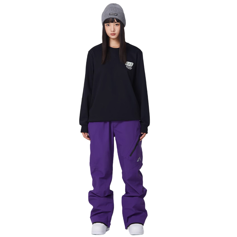 Searipe - Diagonal Zipper Snow  Pants - Women's