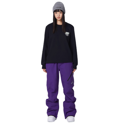 Searipe - Diagonal Zipper Snow  Pants - Women's