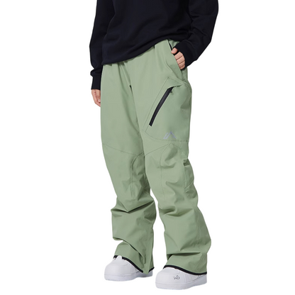 Searipe - Diagonal Zipper Snow  Pants - Men's