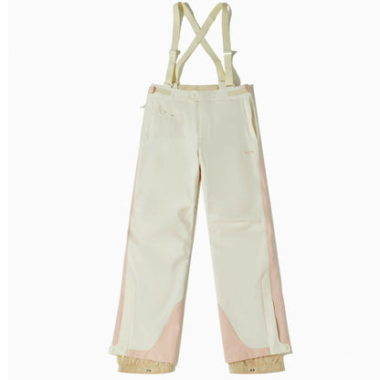 LITAN -  Macaron  faux two-piece Snow Bibs --Women's