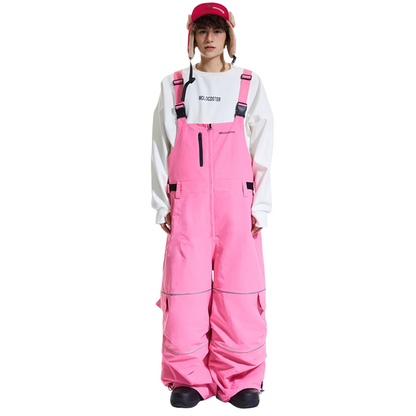 Petos holgados reflectantes de hip hop Molocoster para hombre 