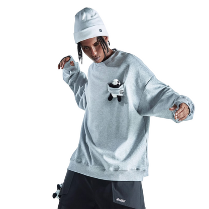 Sudadera polar RenChill Panda para hombre 
