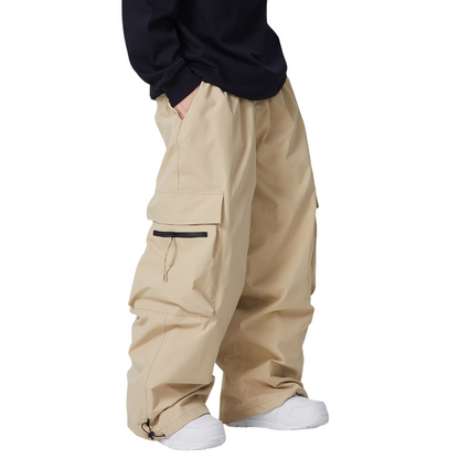 Searipe -Zip Pocket Baggy Snowboard pants --Women's