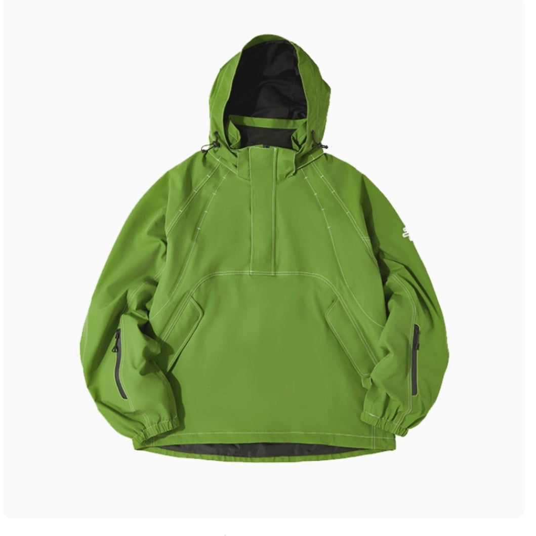 LITAN - Gree&blue Soft Shell Pullover - Women's
