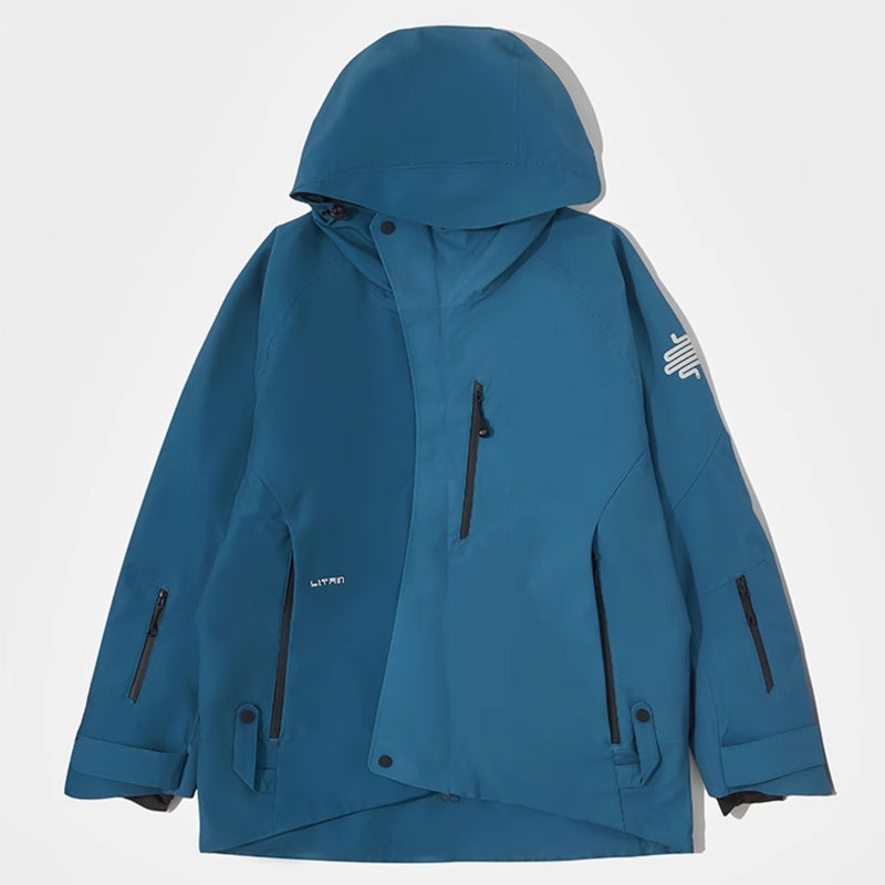 LITAN - Macarons Gradient Color Mountain Snow Jacket--Men's