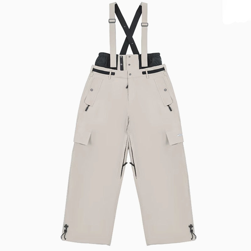 Molocoster Street free style ski bibs--Men's