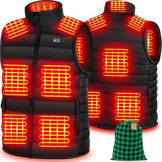 Heated Vest for Men and Women（Battery Pack Not Included）