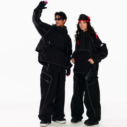 LITAN - Black Soft Shell Pullover --Women's