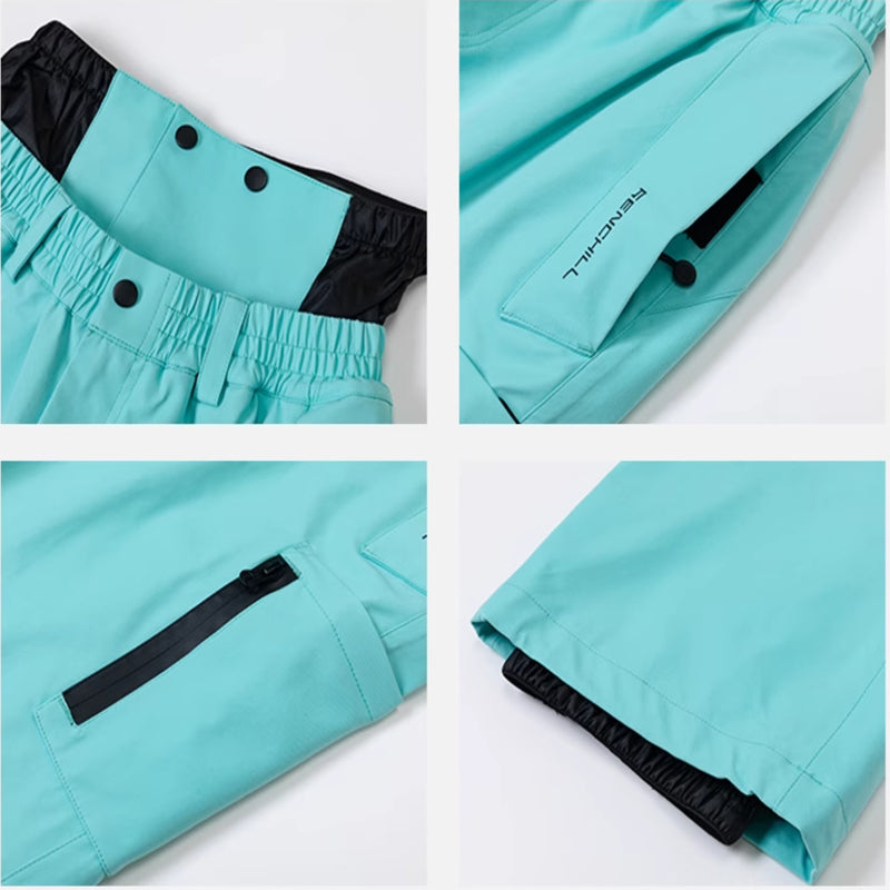 RenChill 3LVibrant Tiffany Blue Beanie Hat Snowsuits--Men's