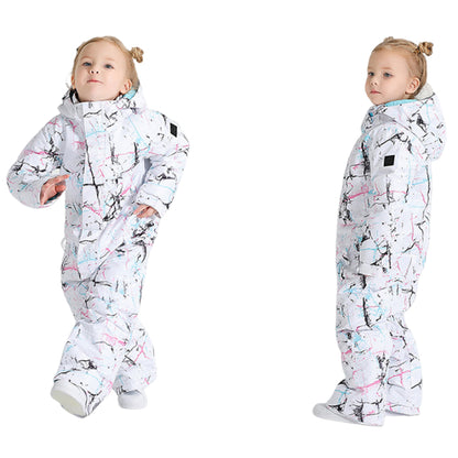 Gsou Snow- White Snow Freedom Shred Kids One Piece