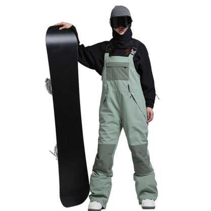 Gsou Snow - Snow Colorblock Snowboard Bibs - Men's