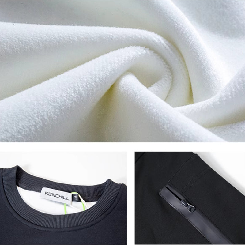 Sudadera impermeable con bolsillos en los brazos RenChill para hombre 